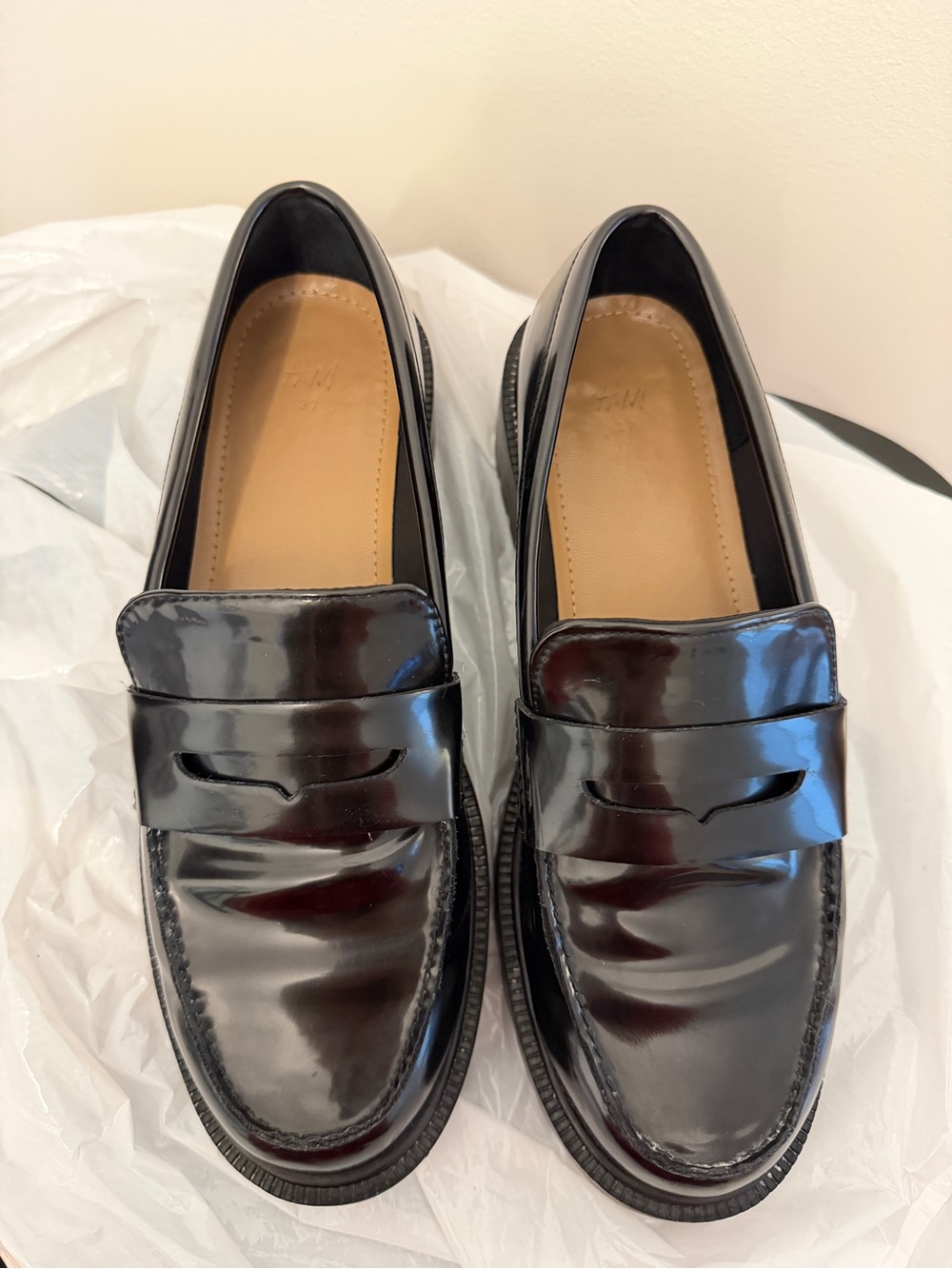 Chunky Black Loafer - Picture 2 of 7